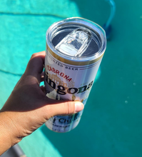 Load image into Gallery viewer, Blue Chingona flowers 20oz Skinny Tumbler cup