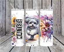 Load image into Gallery viewer, Dogs 20oz Skinny Stainless Steel Tumbler Dog