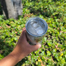 Load image into Gallery viewer, Chingona Gold Glitter 20oz Skinny Tumbler cup
