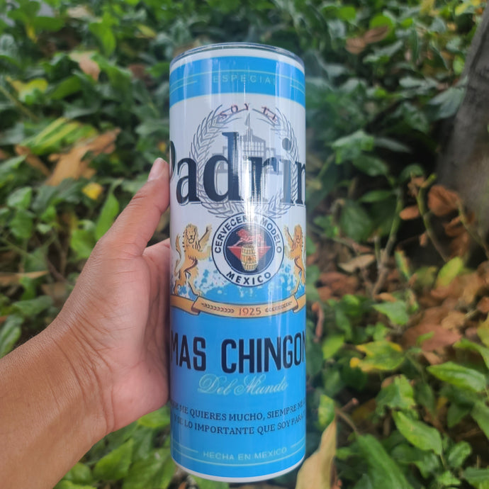 Light Blue Padrino 20oz Skinny Tumbler