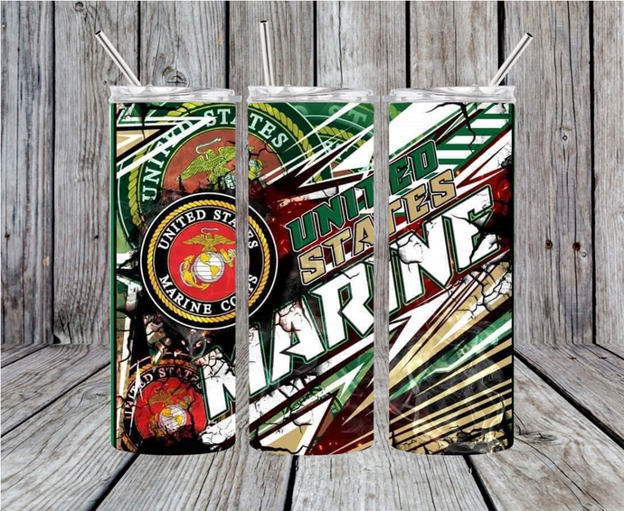 Marine 20oz Skinny Tumbler