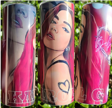 Load image into Gallery viewer, Red Karol 20oz Skinny Tumbler cup
