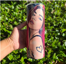 Load image into Gallery viewer, Red Karol 20oz Skinny Tumbler cup
