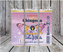 Load image into Gallery viewer, Chingona 20oz Skinny tumbler
