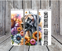 Load image into Gallery viewer, Dogs 20oz Skinny Stainless Steel Tumbler Dog
