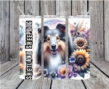 Load image into Gallery viewer, Dogs 20oz Skinny Stainless Steel Tumbler Dog
