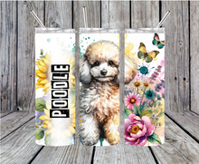 Load image into Gallery viewer, Dogs 20oz Skinny Stainless Steel Tumbler Dog

