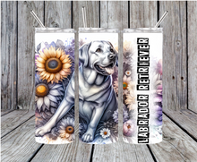 Load image into Gallery viewer, Dogs 20oz Skinny Stainless Steel Tumbler Dog
