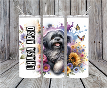 Load image into Gallery viewer, Dogs 20oz Skinny Stainless Steel Tumbler Dog
