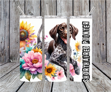 Load image into Gallery viewer, Dogs 20oz Skinny Stainless Steel Tumbler Dog
