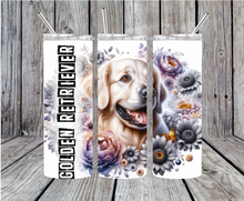 Load image into Gallery viewer, Dogs 20oz Skinny Stainless Steel Tumbler Dog

