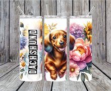 Load image into Gallery viewer, Dogs 20oz Skinny Stainless Steel Tumbler Dog
