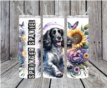 Load image into Gallery viewer, Dogs 20oz Skinny Stainless Steel Tumbler Dog
