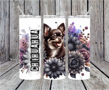 Load image into Gallery viewer, Dogs 20oz Skinny Stainless Steel Tumbler Dog
