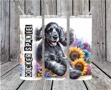 Load image into Gallery viewer, Dogs 20oz Skinny Stainless Steel Tumbler Dog
