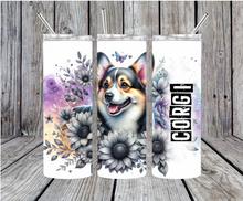 Load image into Gallery viewer, Dogs 20oz Skinny Stainless Steel Tumbler Dog
