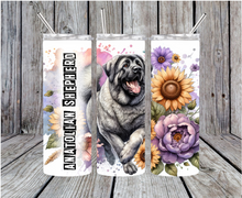 Load image into Gallery viewer, Dogs 20oz Skinny Stainless Steel Tumbler Dog

