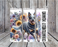 Load image into Gallery viewer, Dogs 20oz Skinny Stainless Steel Tumbler Dog
