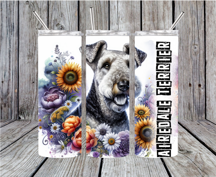 Dogs 20oz Skinny Stainless Steel Tumbler Dog