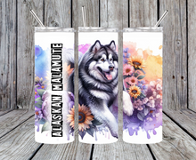 Load image into Gallery viewer, Dogs 20oz Skinny Stainless Steel Tumbler Dog
