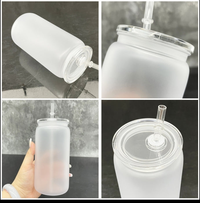 Frosted 16oz Acrylic beer shape cup mug