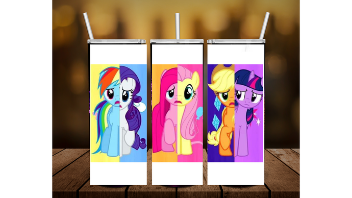 Cute Ponys 20oz skinny Tumbler